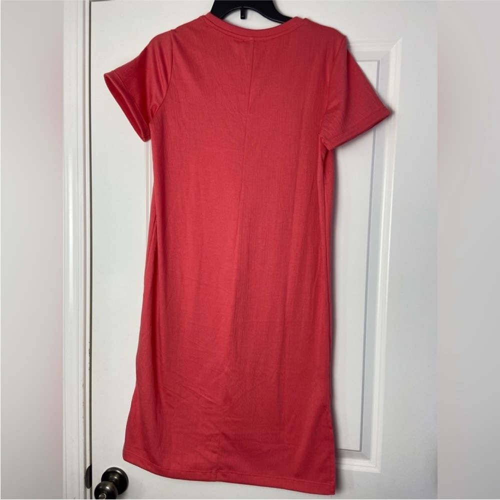 Jessica Simpson NWT Coral Short Sleeve Dress Size Small Great Material - Picture 7 of 13